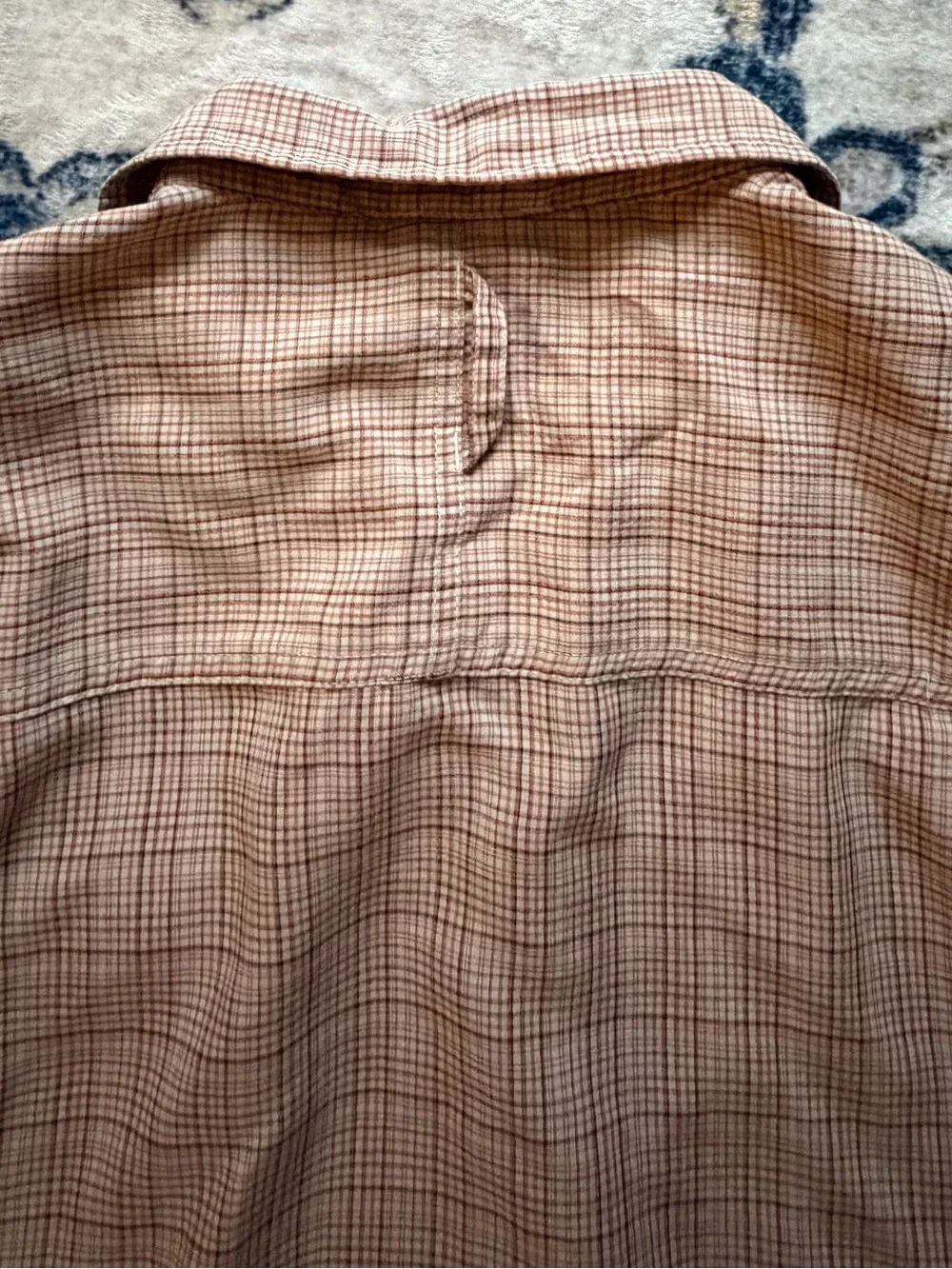 The North Face Men's Short-Sleeve Plaid Button-Down — Tan/Brown